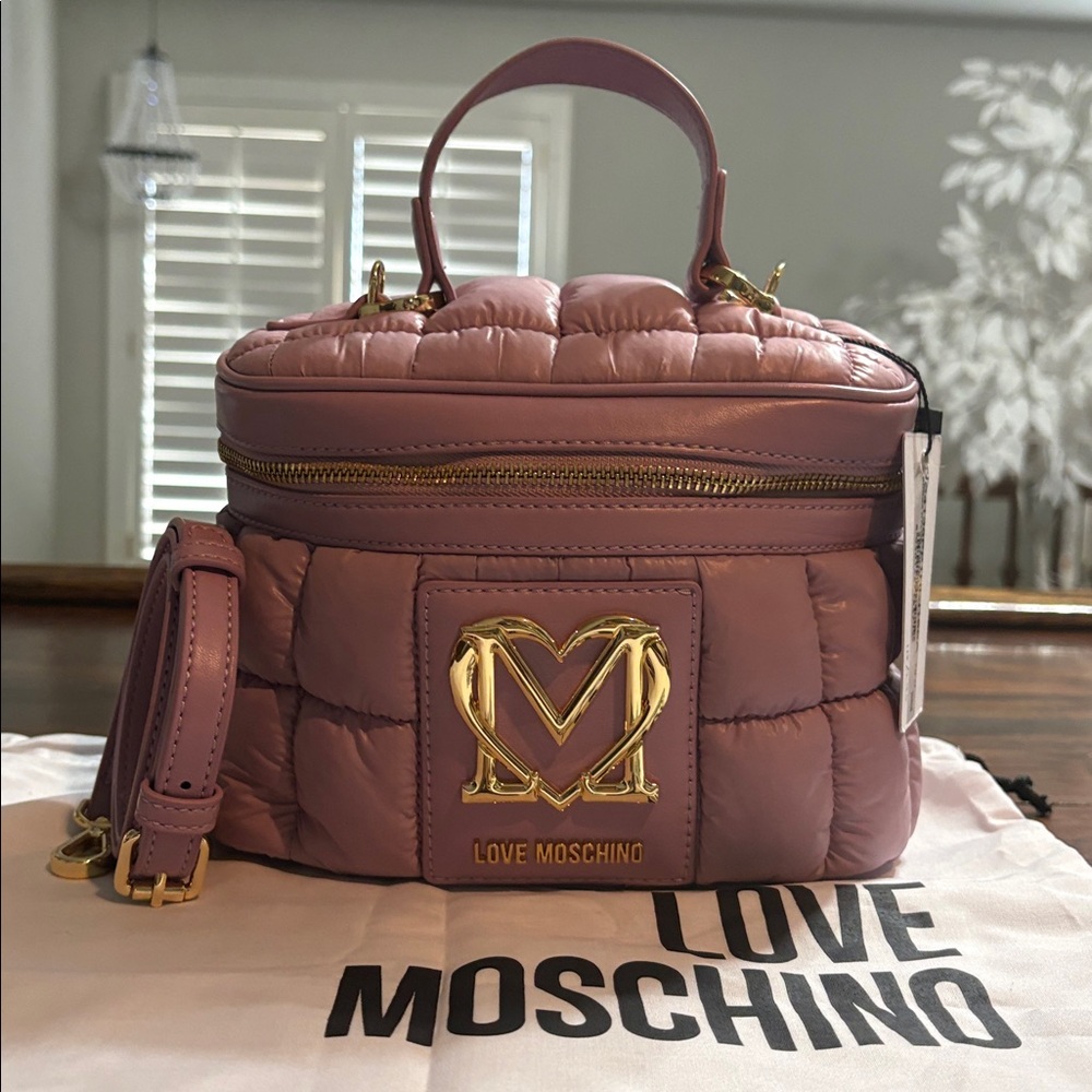 LOVE MOSCHINO “Lilla” Vanity Crossbody Bag